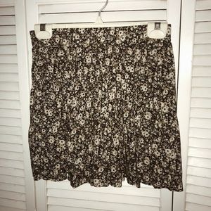 Brandy Melville Floral Skirt